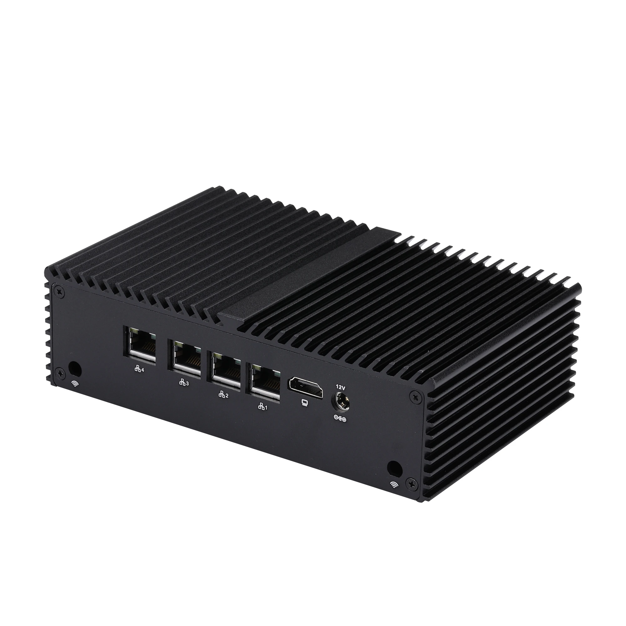 Qotom Mini PC 4 Lan Celeron J6412 AES-NI suporte 32G RAM 2GHz 2USB2.0 2USB3.0 Pfsense Gateway Firewall Router Mini PC Q790G4