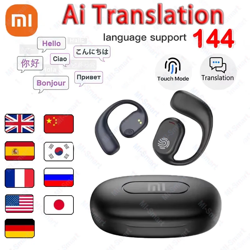 Xiaomi AI Translation Earphones GT280 Real-time 144 Language Translation Earbuds 4 Translations Wireless Noise Reduction