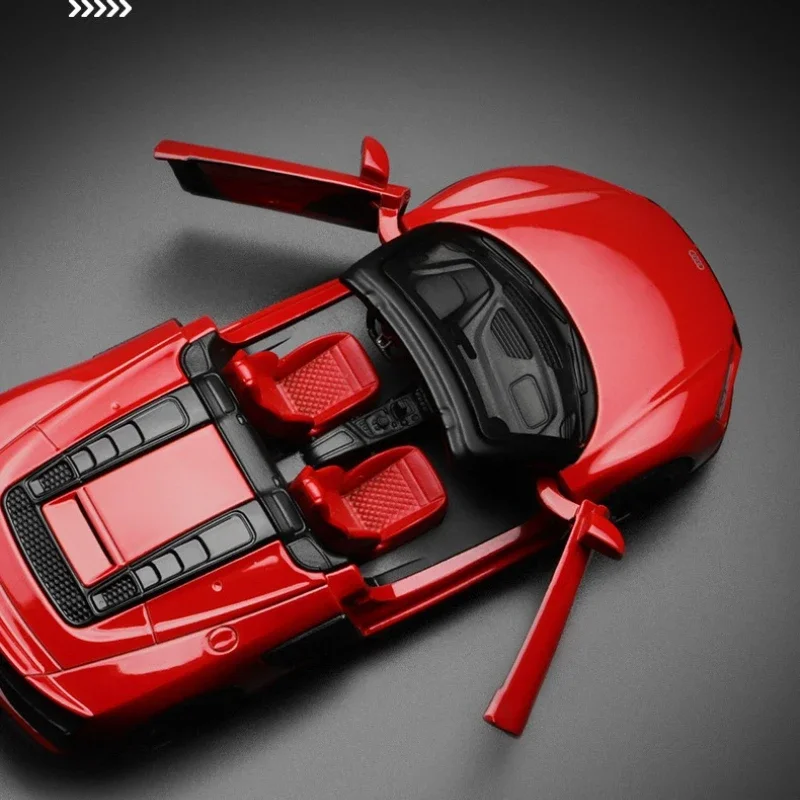 

Audi R8 Spyder V10 Alloy Model CCA Home Decor BMM 850i Simulation 1:43 Collection Miniature Voiture Supra with Display Base