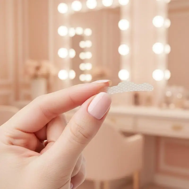 3D Double Eyelid Tape Easy to Apply Ultra Invisible 32Pcs/Sheet Non-Irritating Strips for Makeup Newbies