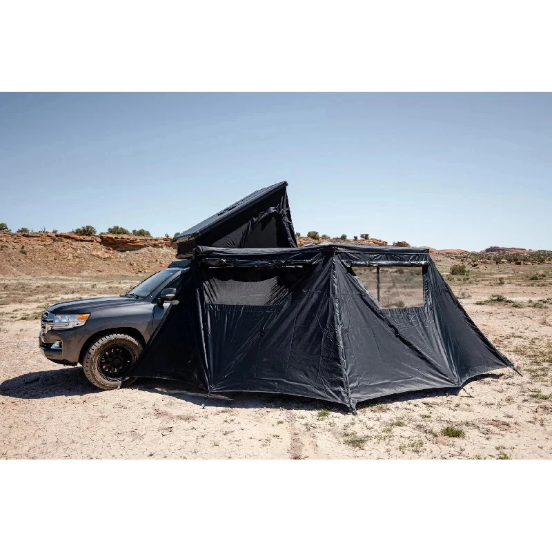 High Quality 270 Degree Standing Car Side Awning Aluminum Structure Customizable with Side Walls Outdoor Camping