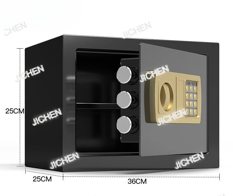

Безопасный небольшой бытовой настенный мини-офисный противоугонный пароль, цельнометаллический невидимый сейф высотой 25 см