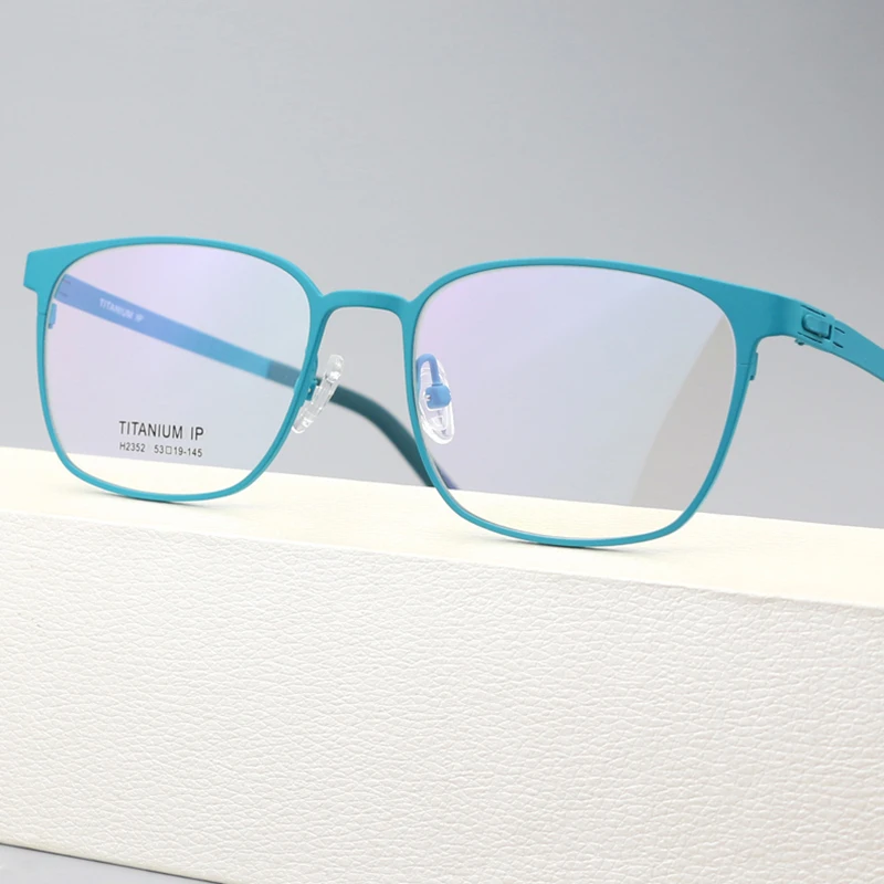 

Pure Titanium Glasses Frame Business Spectacles Men Fashion Eyewear Fashion Optical Prescription Myopia Eyeglasses Frames