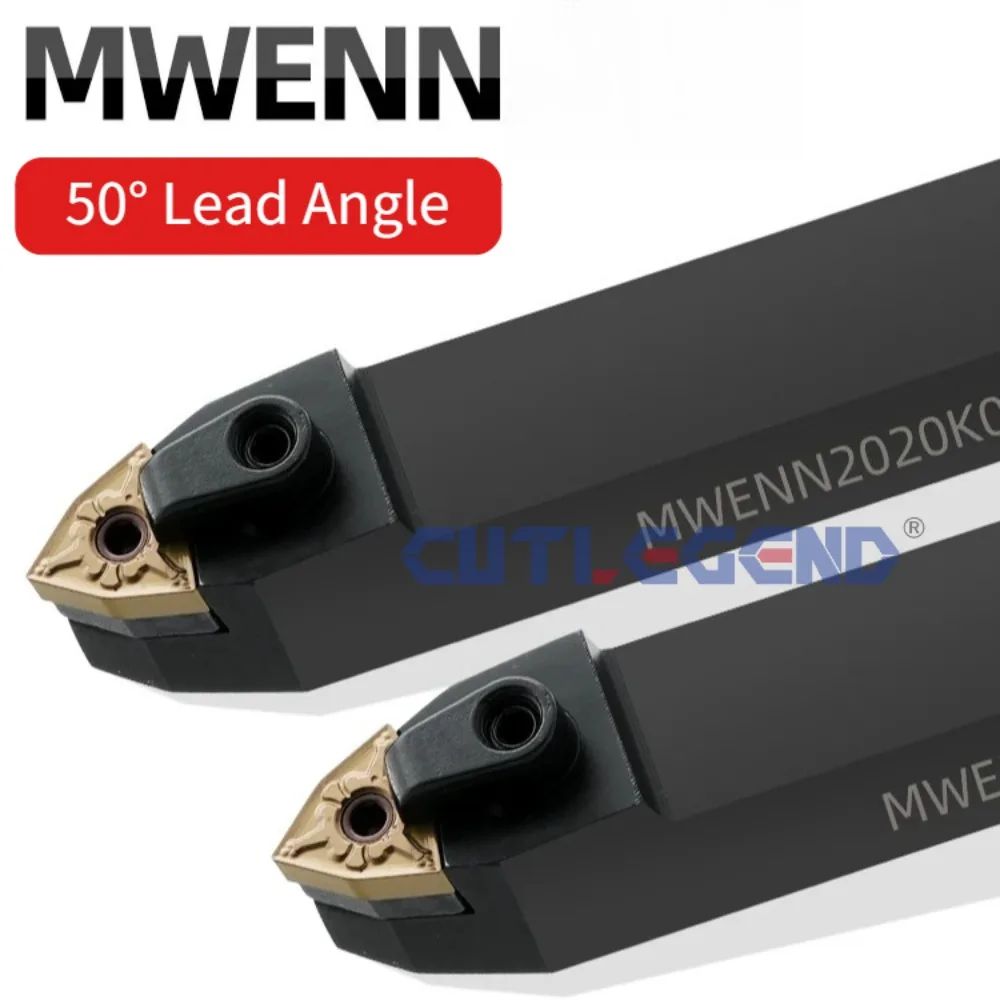 

50° CNC External Turning Tool Holder MWENN2020K08/2525M08 Fit WNMG0804 Inserts
