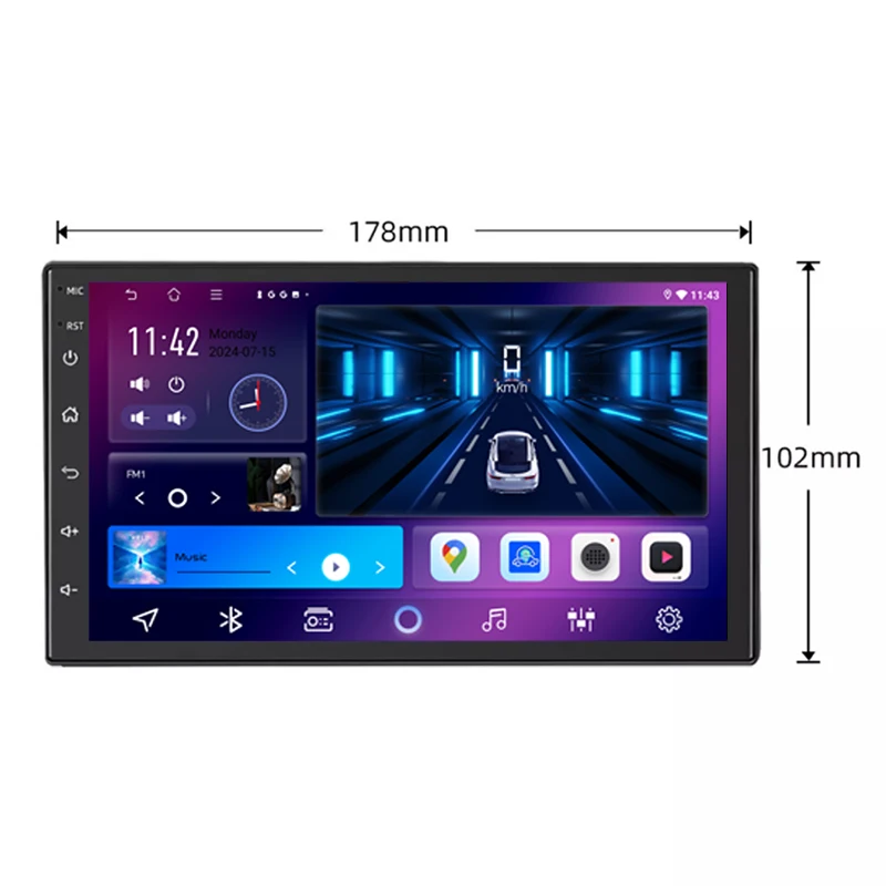 いすゞNシリーズ 7インチカーステレオ Android13 カーナビ