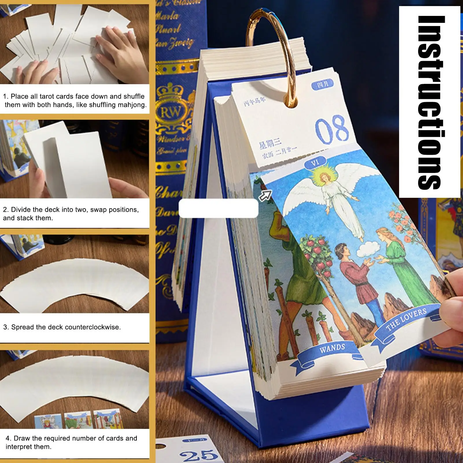 

Настольный ежедневный календарь, планировщик управления расписанием, стол, 365-дневный бумажный календарь на 2026 год для классной комнаты, общежития, гостиной, спальни