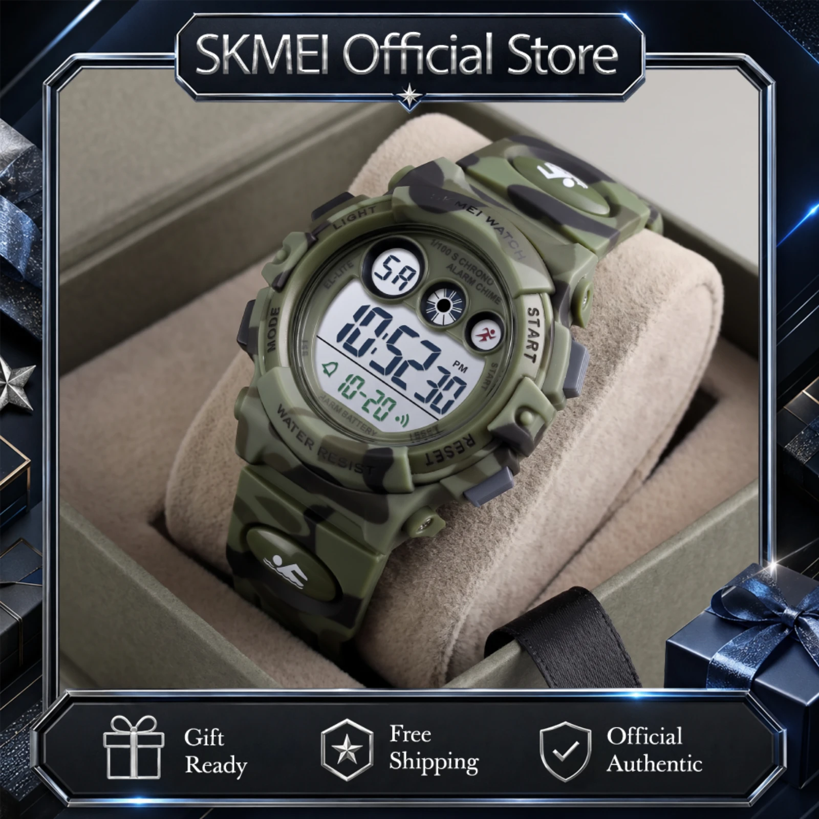 SKMEI Sports Kids Digital Watches Young Energetic Dial Design Waterproof Children's Wristwatches Colorful Watch Relogio Infantil