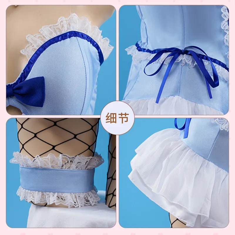 Cosplay Kitagawa para meninas, fantasia de marinheiro querido, coelhinha azul, minhas roupas, dramatização, roupa nova, 2024