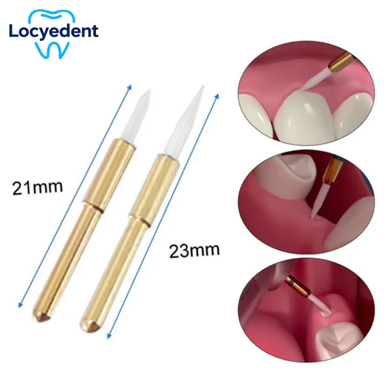 Dental Surgical Ceramic Soft Tissue Trimmer 21mm 23mm Length for Gingival Retraction Dental Dentistry Implant Tools