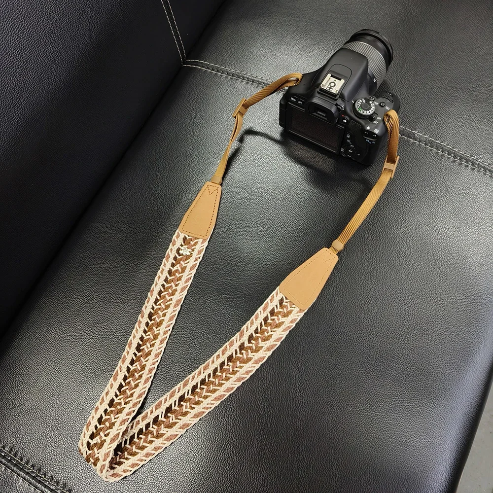 

Cotton Weaving Adjustable Camera Strap Digital Camera Neck Shoulder Strap Micro Single Strap Accessories