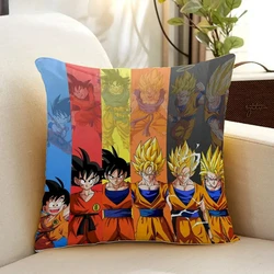 Super DBZ Dragon Pillow Cases Decorative With Zipper Ornamental Pillows Cushion Pillowcase Cushions Home Decor Cover Sofa Covers