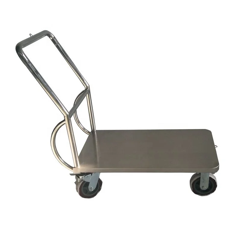 New SUS 304 Multi-functional Flat Plate Lab Cart With Polished Surface