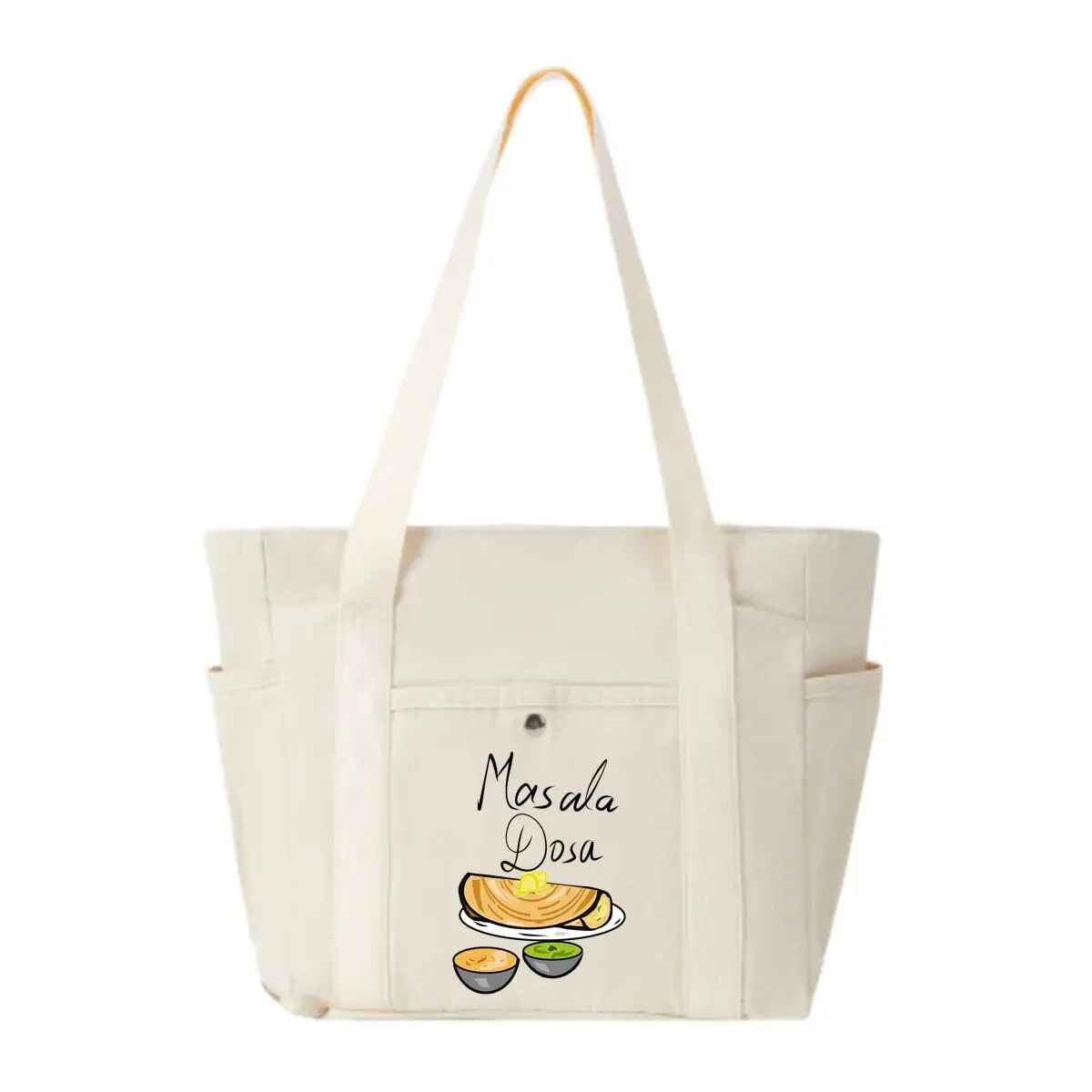 

Meal Sign Hints Tasty Joy Casual Large Capacity Shoulder Bag Multi-Pocket Daily Tote