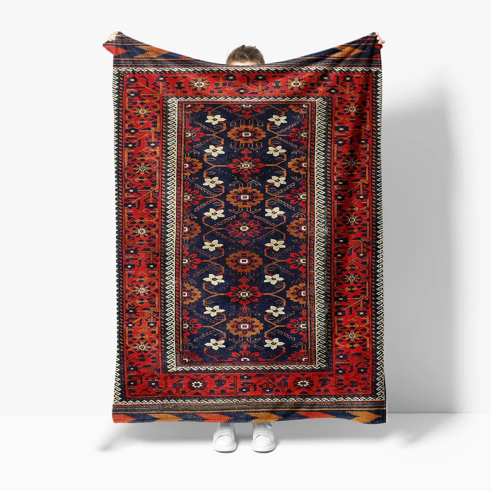 

Винтажный персидский коврик-килим в стиле бохо, хлопковый маленький коврик для бегунов, декоративное одеяло, скандинавский чехол для подушки