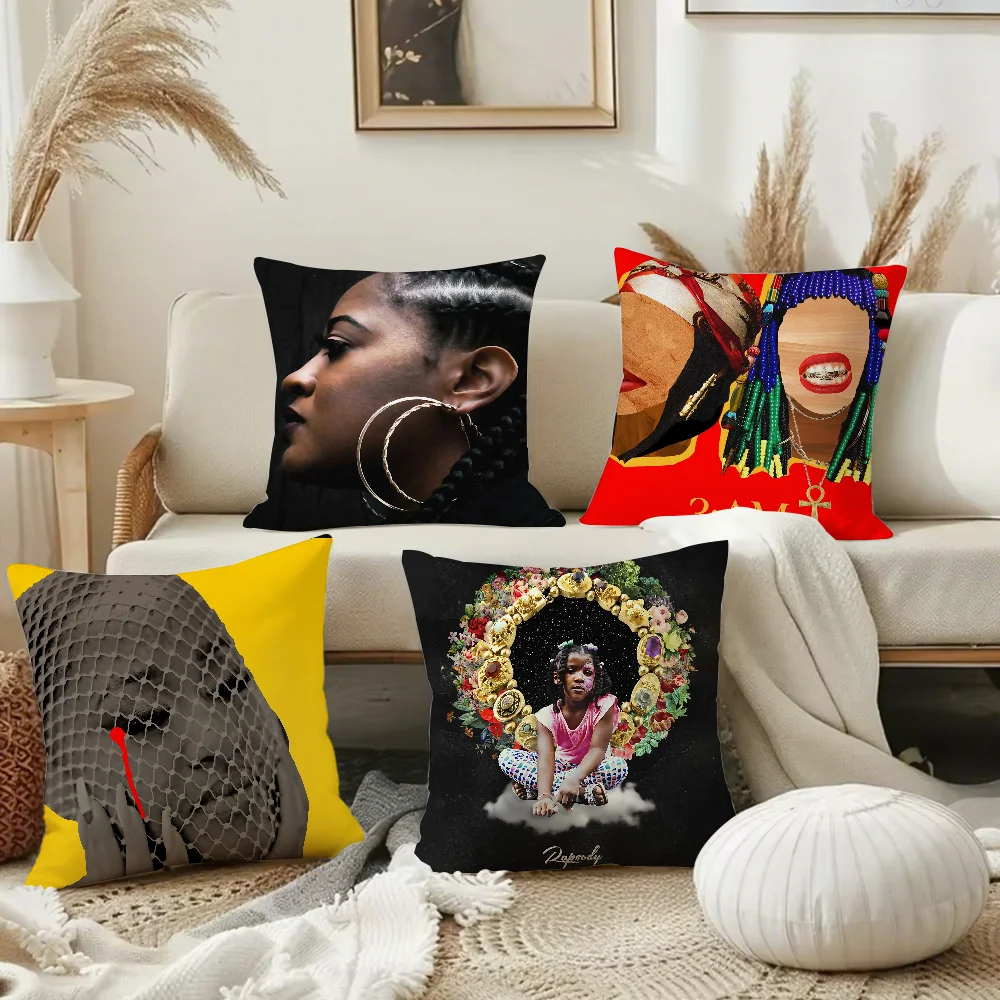 

Рэпер R-Rapsody, пожалуйста, не плачьте альбом, наволочка, квадратный двусторонний принт, короткий плюшевый чехол для дивана, прикроватная тумбочка для спальни