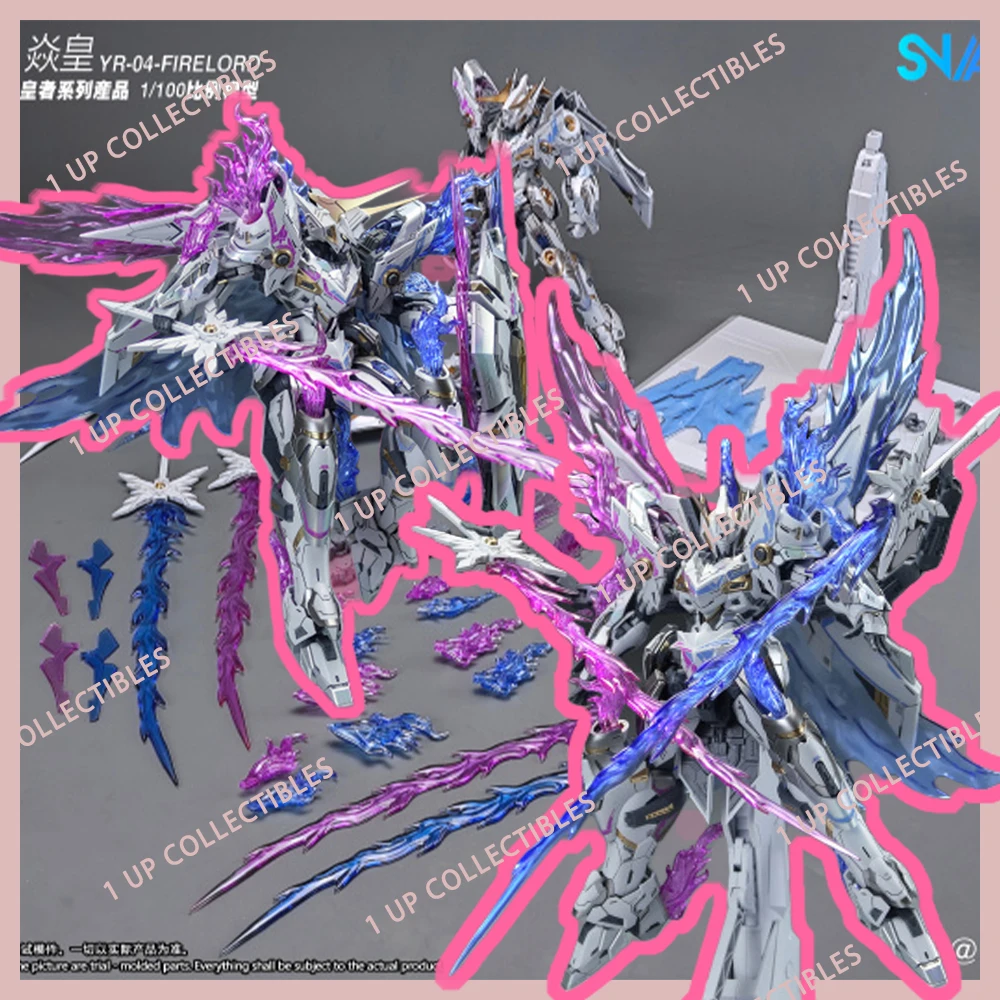 

New SNAA YR04 FireLord 1/100 Assembly Model Kit Fire Lord Phantom Flame Soul Particle Awakening Armament Action Figure Toy Gift