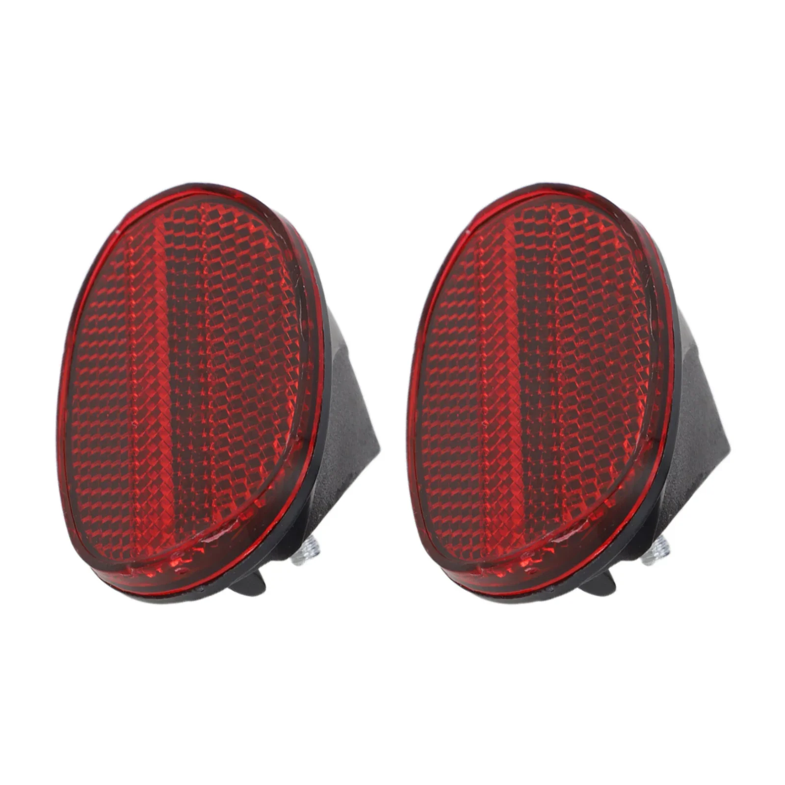2Pc Bicycles Oval Rear Mudguard/ Reflector Bike Oval Rear/ Fenders Reflector Bicycles/ Safety Reflector Parts - Image 3