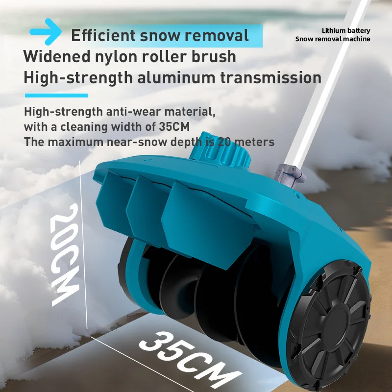 New Professional Snowplow Brushless High-Power Household Winter Outdoor Snow Removal Artifact 전기 제설기 Schneefrese 전동제설기