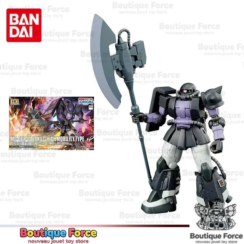 

Bandai Gundam HG GTO 5 MS-06R-1A Zaku 2 High Mobility Type Gunpla Model Kit Anime Action Figure Toy for Kids Collectors