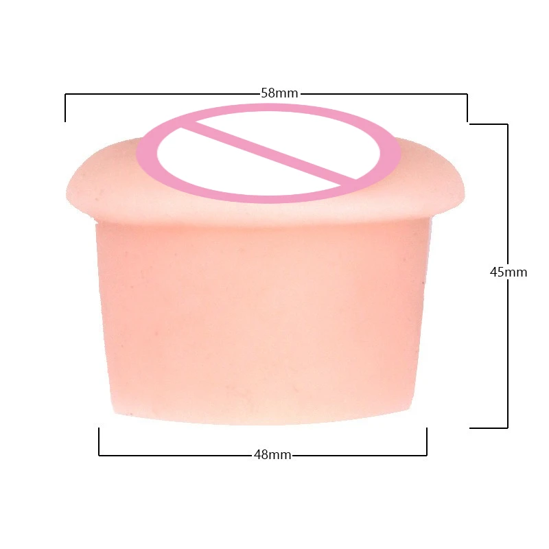 Fake Pussy Replacement Pump Cover Penis Exerciser Accessories Vacuum Penis Enlargement Extender Sex Toys Male Train Sucker Cups view 6