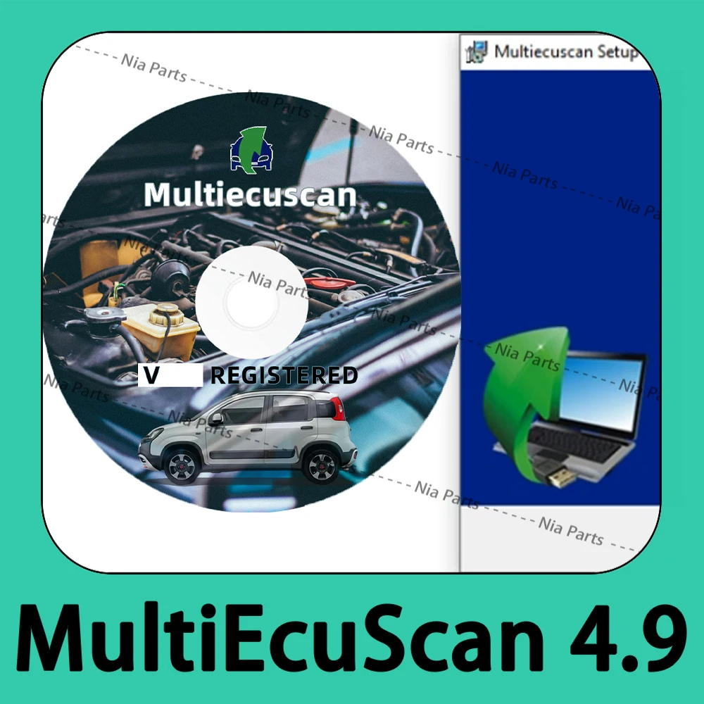 MultiEcuScan V4.9 inspection tools scanner automotriz Automobile Maintenance Code reader  Repair interface tuning cars obd2 vci