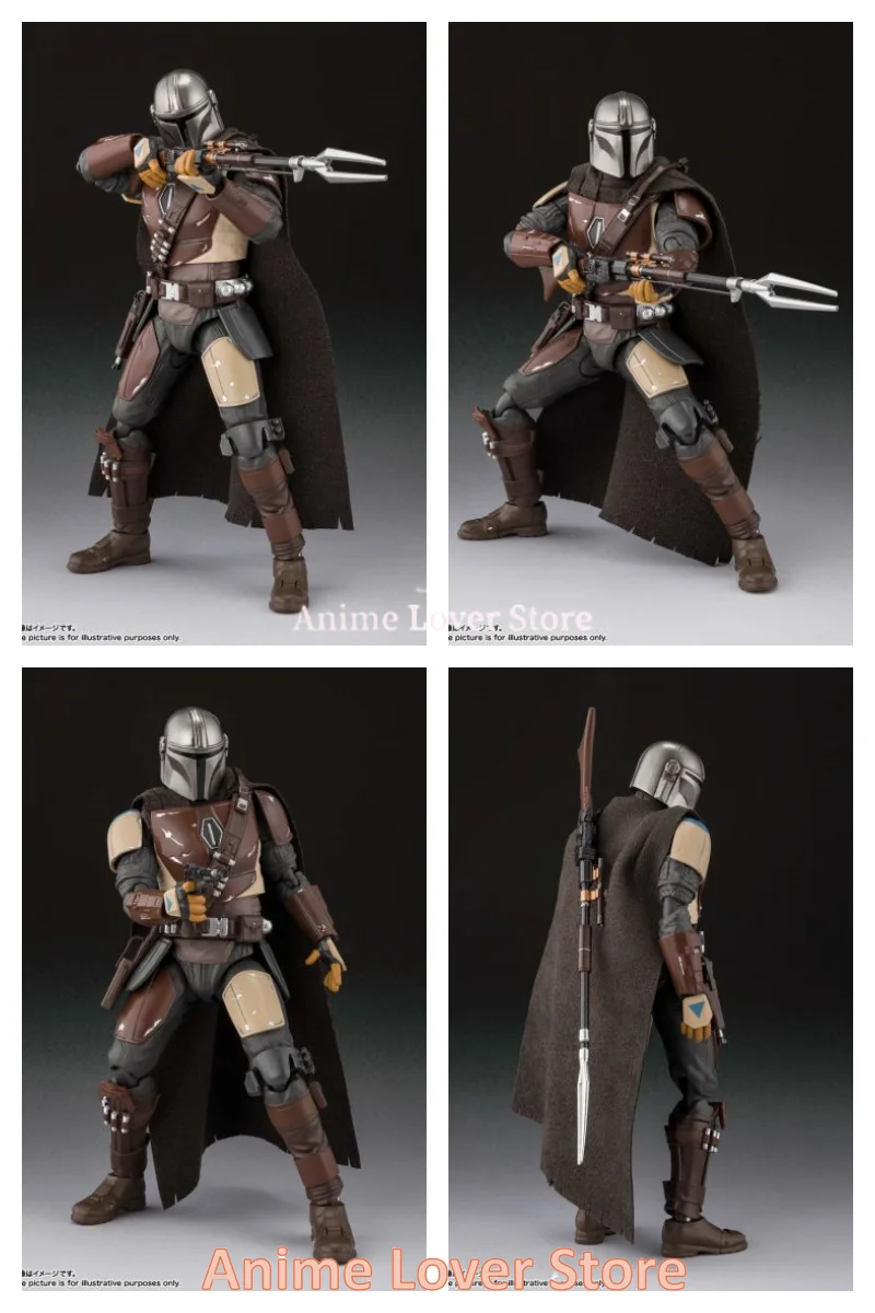 بانداي الأصلي SHFiguarts SHF حرب النجوم Din Djarin Boba Fett Mandalorian anakin skywalker ألعاب شخصيات الحركة نموذج قابل للجمع