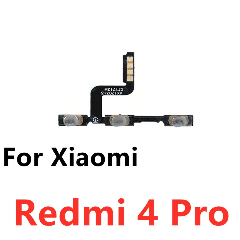 Power Volume Button On Off Button Flex Cable For Xiaomi Redmi 3X 3 3S 4X 4A 5 Plus Note 5 5A 2 4 3 Pro Special Edition 4X Global