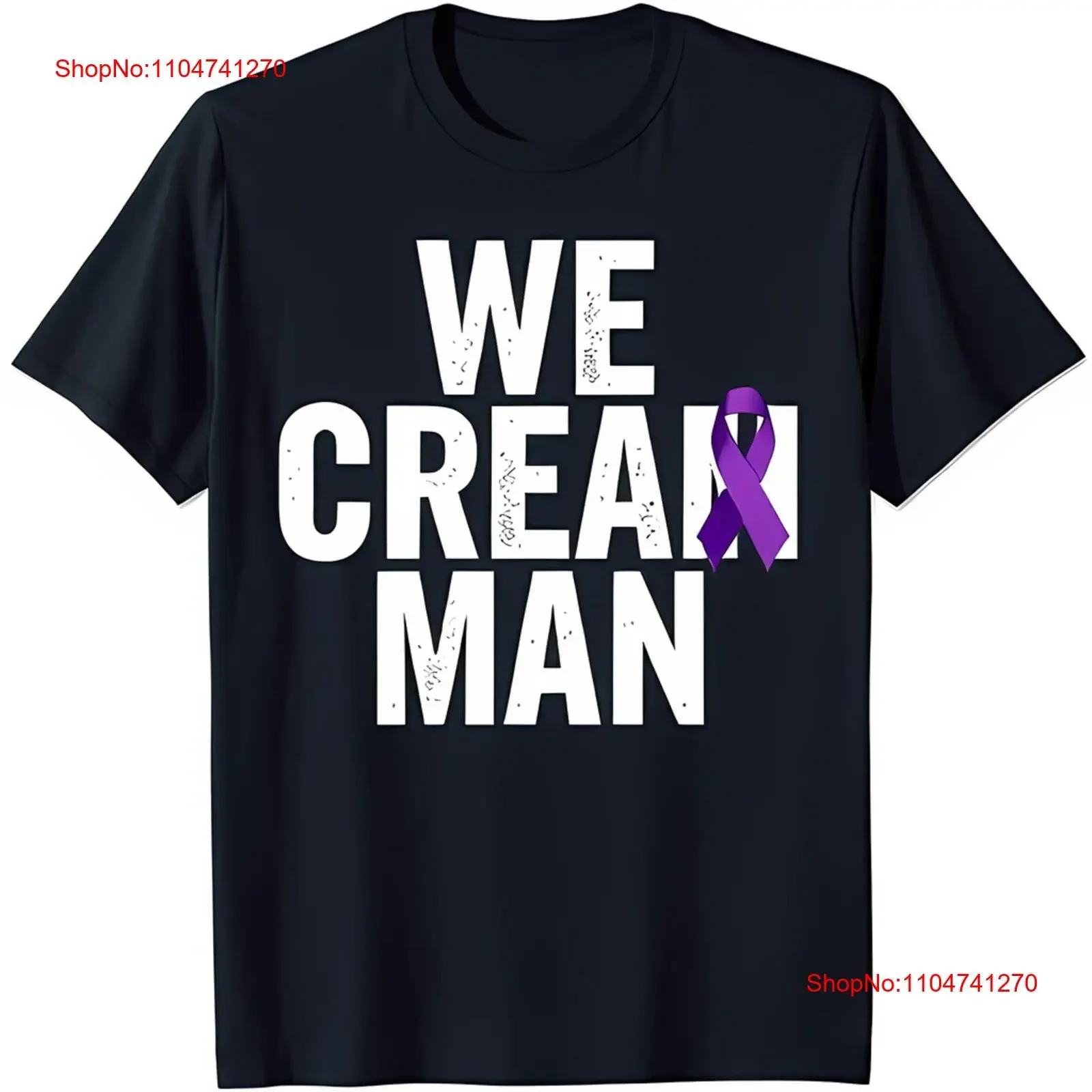 Camiseta negra para hombre con texto y cinta Bold 'WE CREAN MAN' diseño vintage lavado elegante ropa de calle estirada transpirable