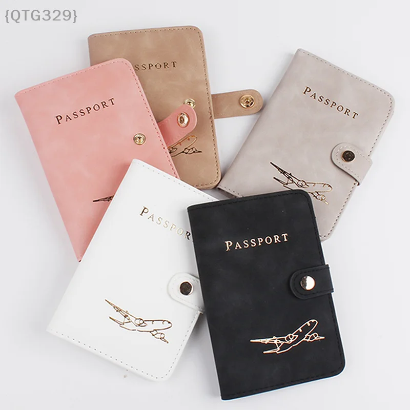 1 Pcs PU Leather Passport Cover – Waterproof Travel Wallet With Card Holder, Cute Passport Case For Women & Men
