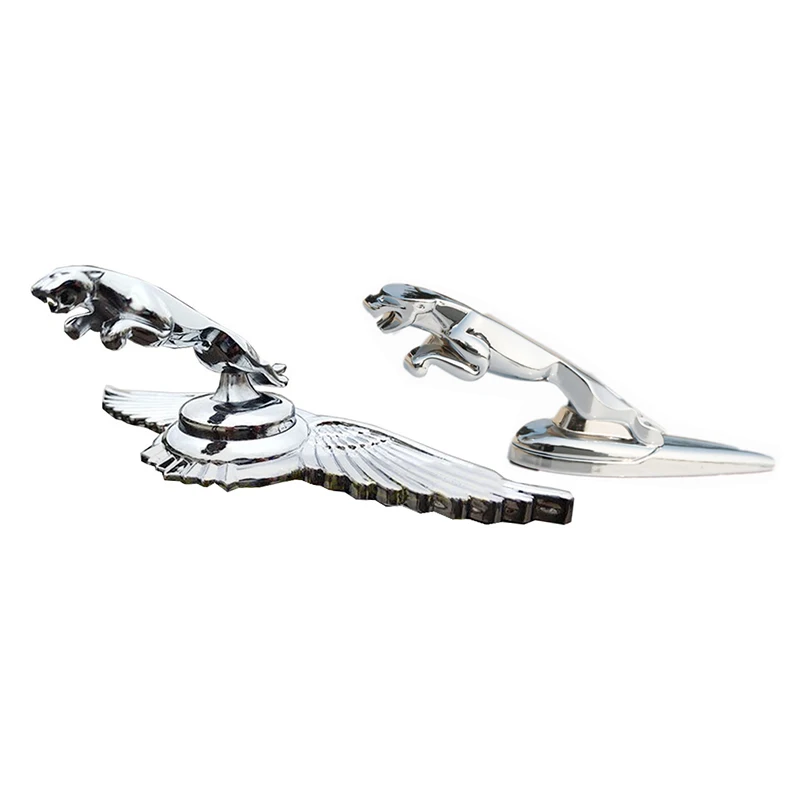 السيارات الجبهة هود بونيه ملصق شعار سيارة رئيس زخرفة شارة ل جاكوار XJ XK XKR XFL XJS E Pace F Pace S نوع X نوع Ftype