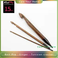 1 Piece Knitpro Ginger Interchangeable Afghan Tunisian Crochet Hooks Knitting Hooks Tips Knitting Needles Accessories