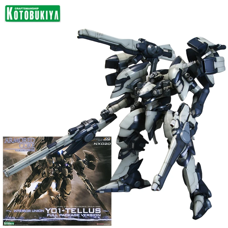 Kotobukiya Armored Core Interior Union Y01-TELLUS Full Package Ver. Action Figure Girls Collection Model Toys For Boys