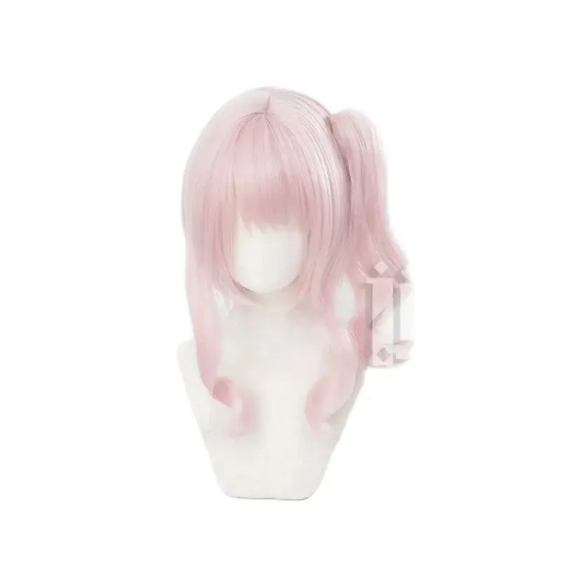

Аниме Xiaoshan Ruixi Cos парик аниме 45 см розовый средней длины термостойкие синтетические волосы Хэллоуин вечерние косплей парики + парик шляпа