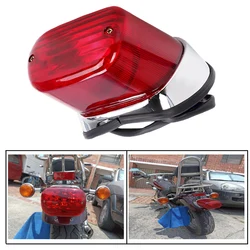 1PC Motorcycle Stop Brake Light Tail Rear Indicator ABS Red Motorbike Refit Parts For Yamaha XV250 XV400 Virago