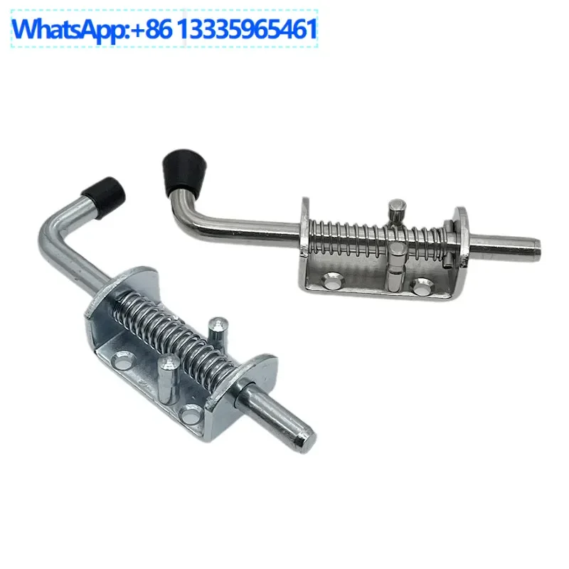 

10PCS Trailer RV Car Modification Accessories Daquan Door Leaf Spring Latch Hasp Lock Handle Bolt Galvanized Stainless Steel