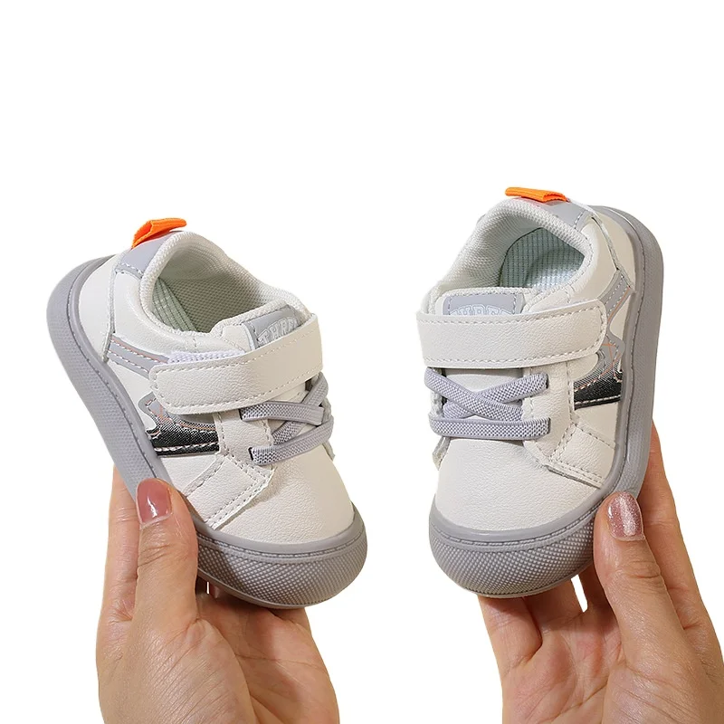 Sepatu anak laki-laki, sepatu bayi baru sol lembut napas nyaman Anti Slip sepatu kanvas anak-anak jaring serbaguna sepatu anak laki-laki mode sederhana kasual