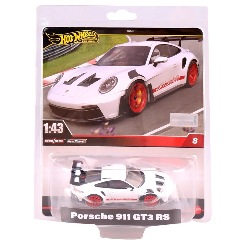 Original Hot Wheels Premium Car 1/43 Benz AMG Porsche 911GT3 Corvette Modified Ford Mustang Vehicle Toys for Boys Birthday Gift