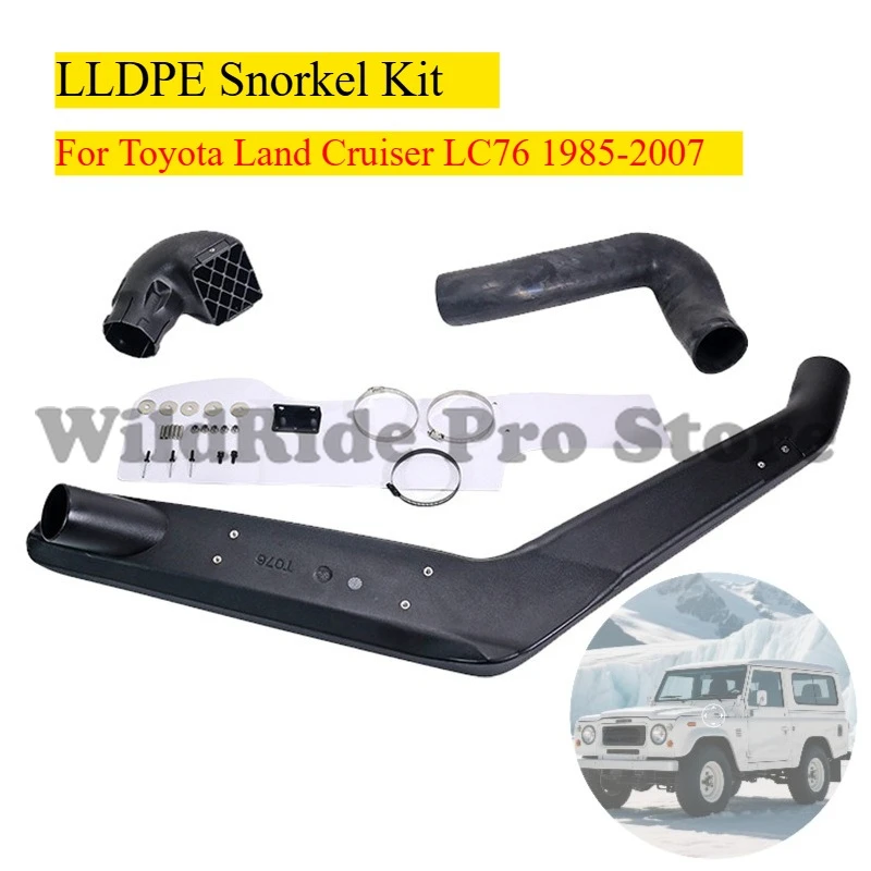 

For Toyota Land Cruiser LC76 Snorkel Kit Waterproof Air Intake Pipe Off-Road 4x4 Wading Upgrade