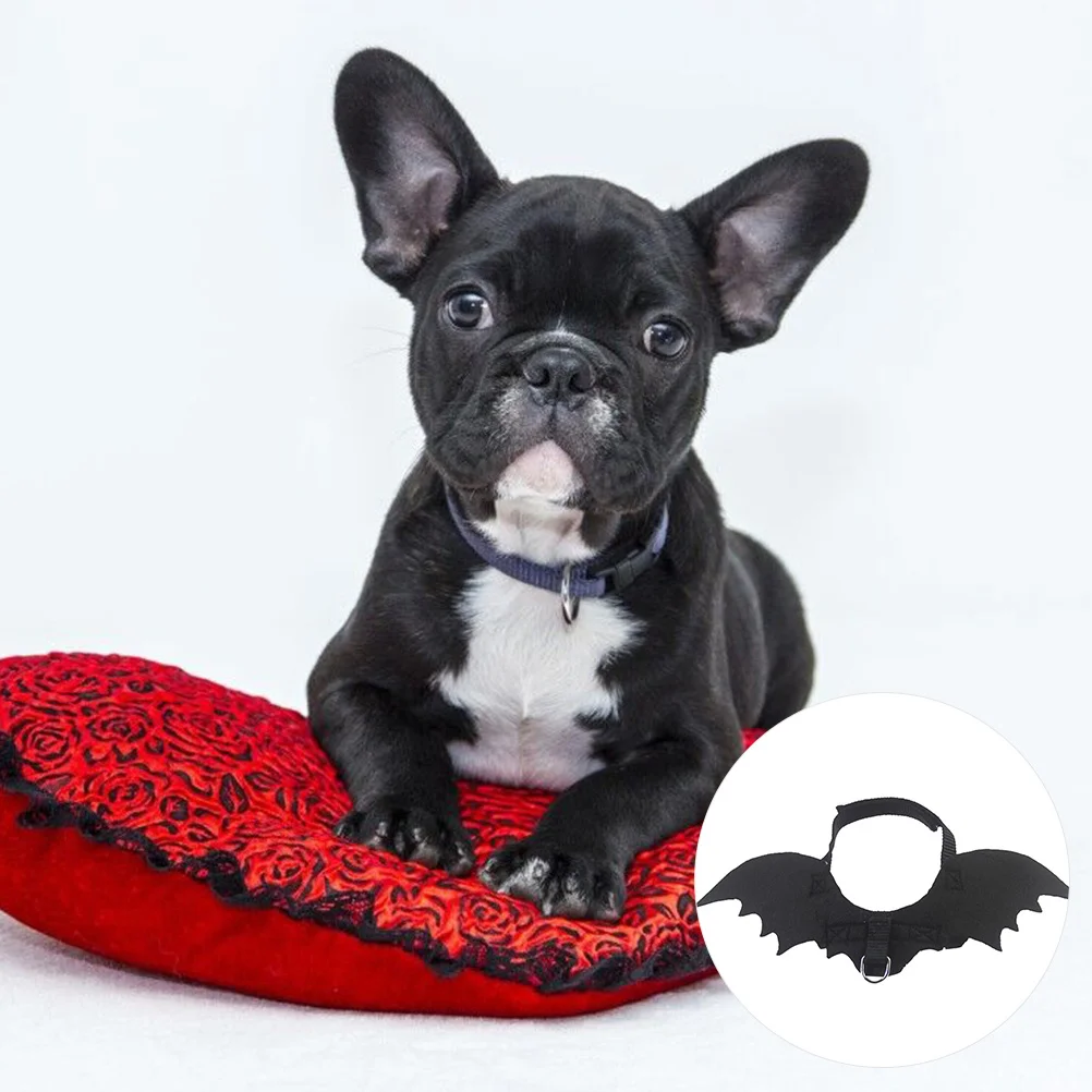 

1Pcs Halloween Pet Costume Bat Wings Clothing Felt Cloth Lightweight Soft Adjustable Neck Chest Fasteners Cat Dog Party Supplies