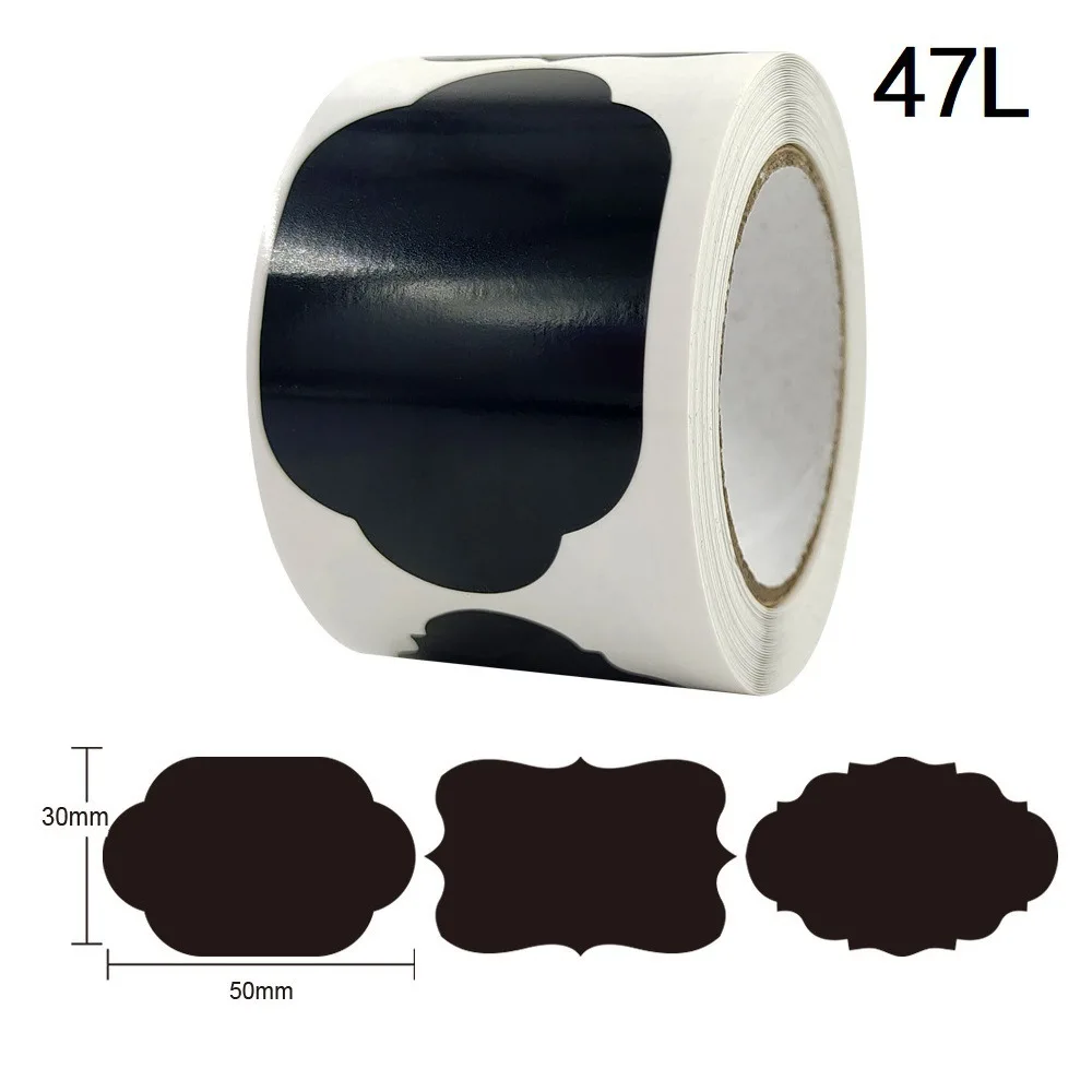 Home Pantry Organization Chalkboard Labels Removable Adhesive Stickers For Spice Jars Containers Erasable Marker Pen Decals
