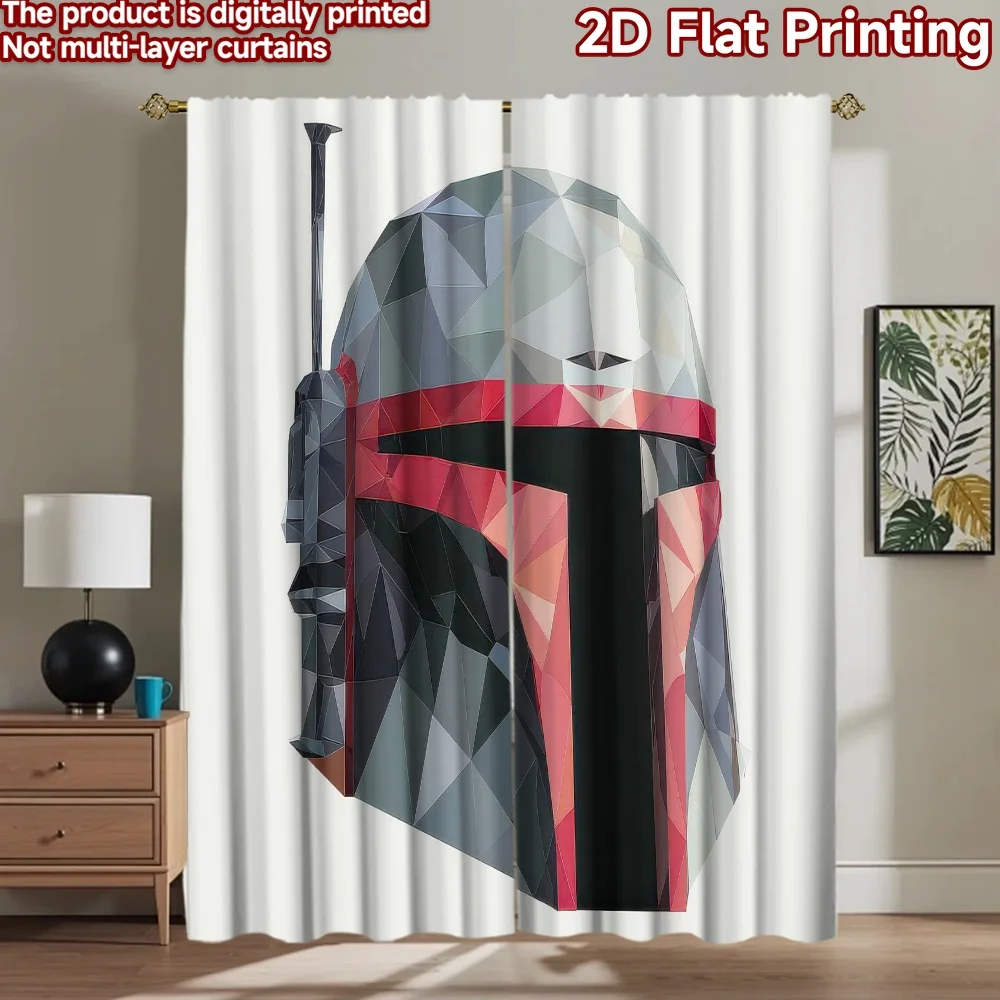 

1pc 2D flat Photography Backdrop Background Banner Geometric Sci-Fi Helmet 100% Polyester Family Party Perfect for Holiday