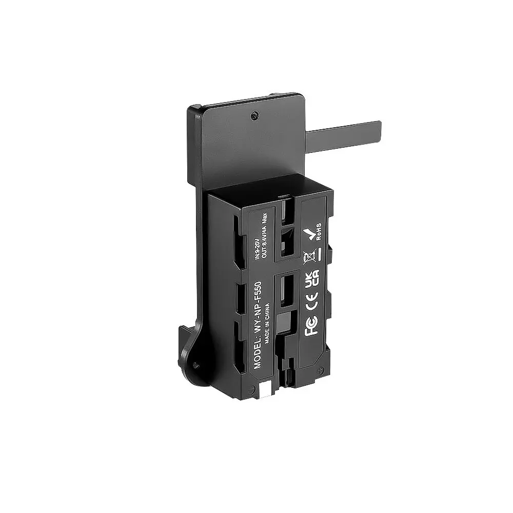 

Alvins NP-F970 F550 F750 Dummy Battery to V-Mount Plate Power Adapter Converter for Sony Atomos Hollyland Neewer F100 FEELWORLD