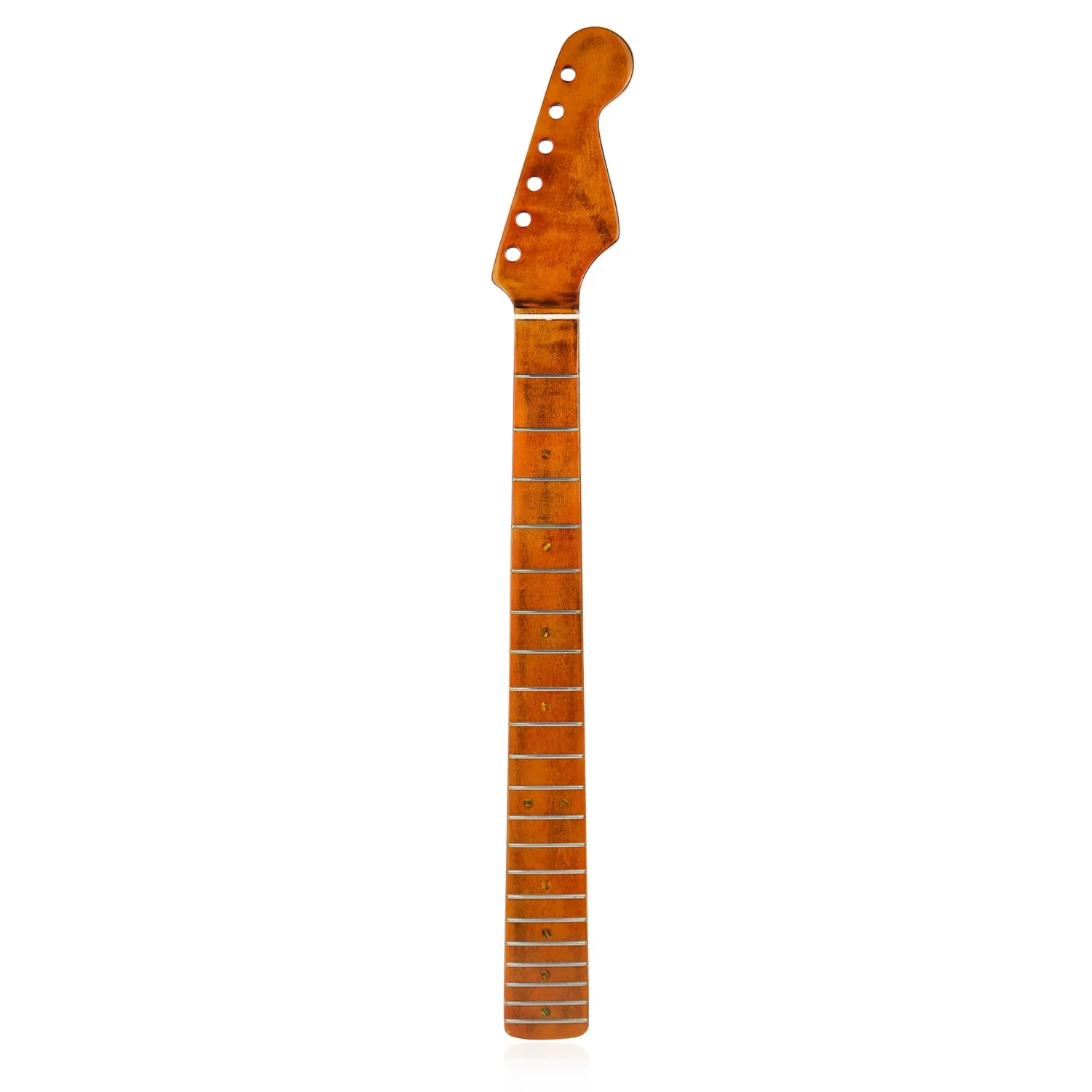 

Electric Guitar Neck 21/22 Frets Canadian Maple One-Piece Fingerboard for Guitarists