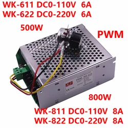 0-220VDC Speed Regulator WK611 WK622 WK811 WK822 PWM DC Motor Control Supply speed controller 110V-220VAC 6A 8A