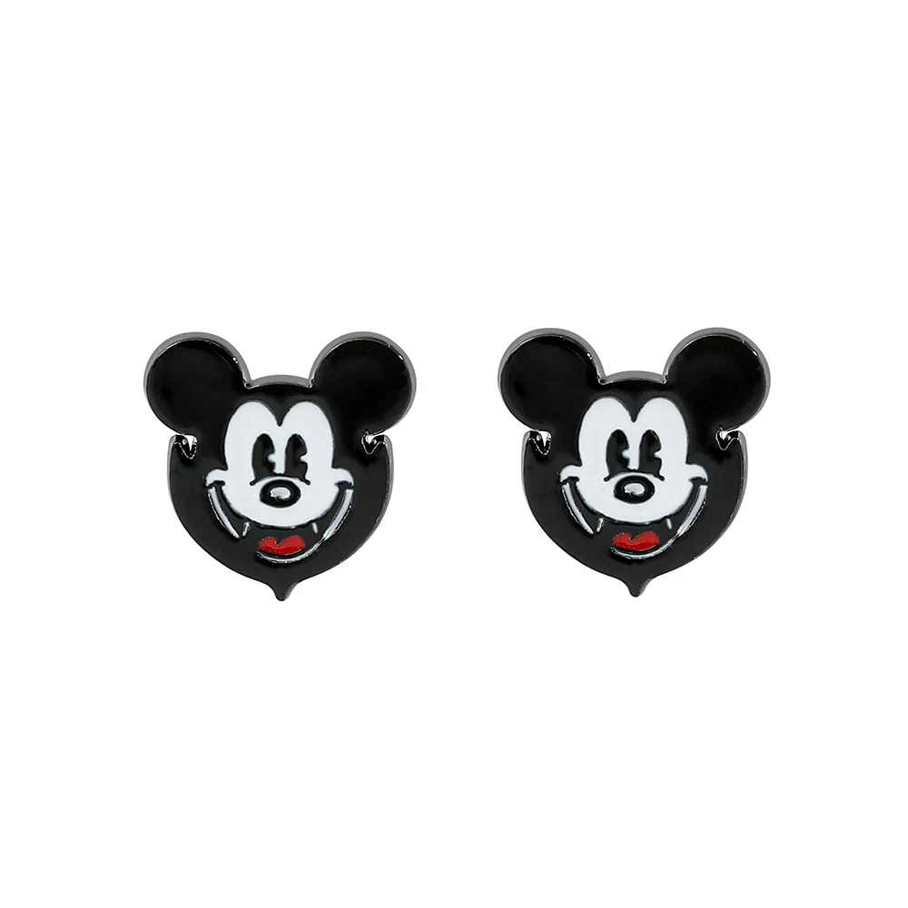 Mickey Minnie Mouse Earrings Anti-allergic Earrings Enamel Earrings Decorative Ear Jewelry Friends Kids Best Gifts