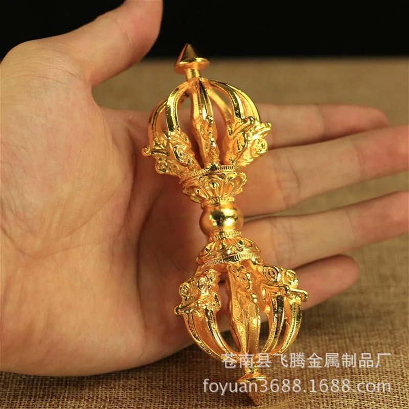 Religious artifacts, handcrafted items: nine-strand , demon-subduing , pillar, Vajra staff