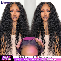 Glueless Wig Deep Wave Human Hair Wigs Ready To Wear Pre-Cut Lace Wear And Go Glueless Wigs Lace Front Human Hair Wig For Women