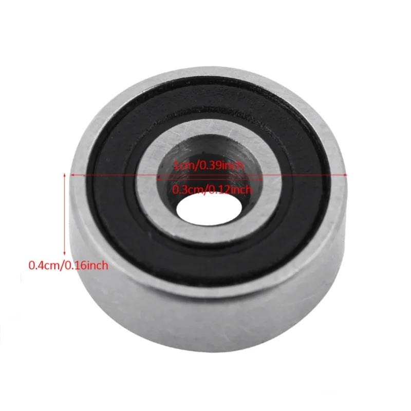 10pcs 623-2RS Double Rubber Sealed Steel Miniature Deep Groove Ball Bearings 3*10*4mm