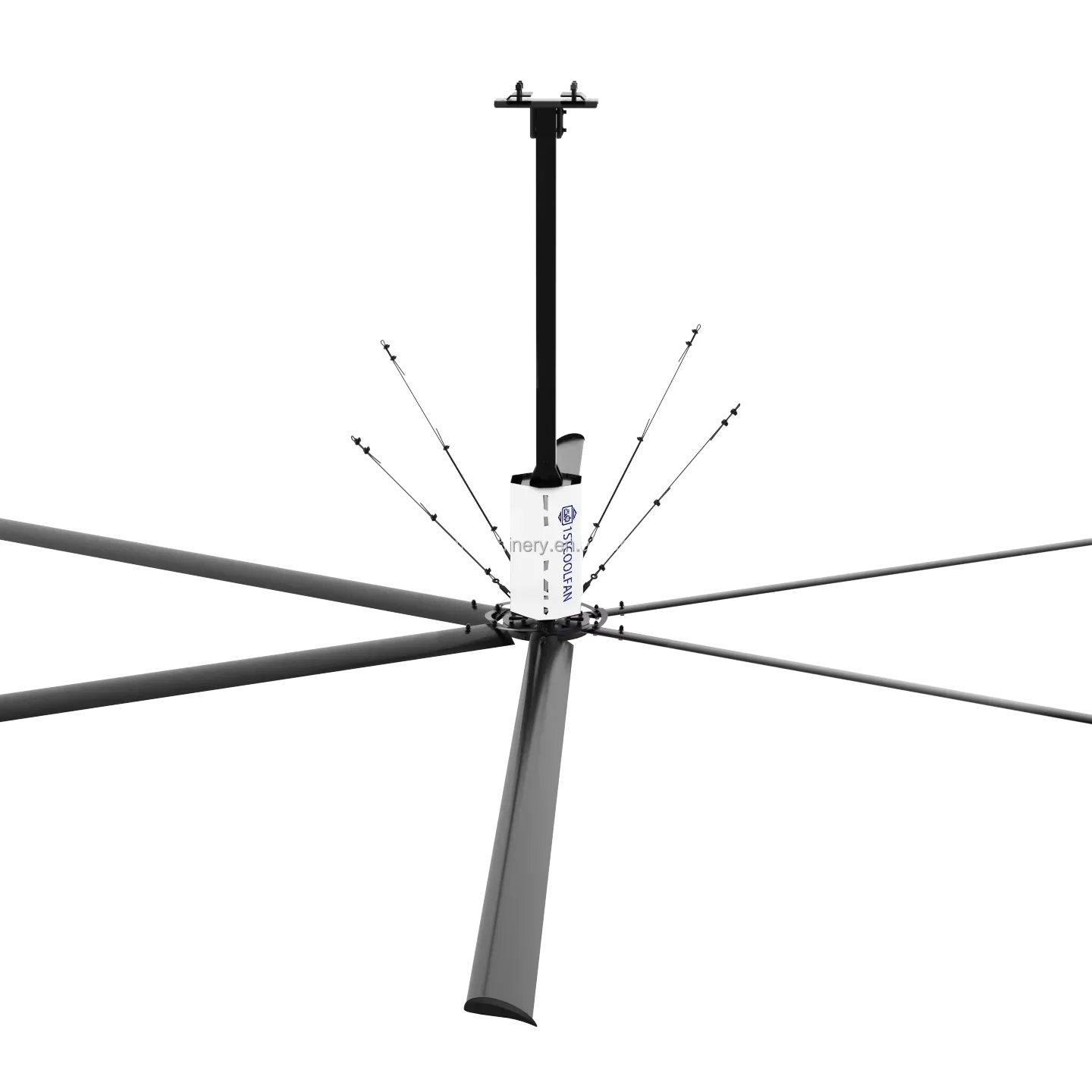

1500W industrial ceiling fan with pmsm fan motor