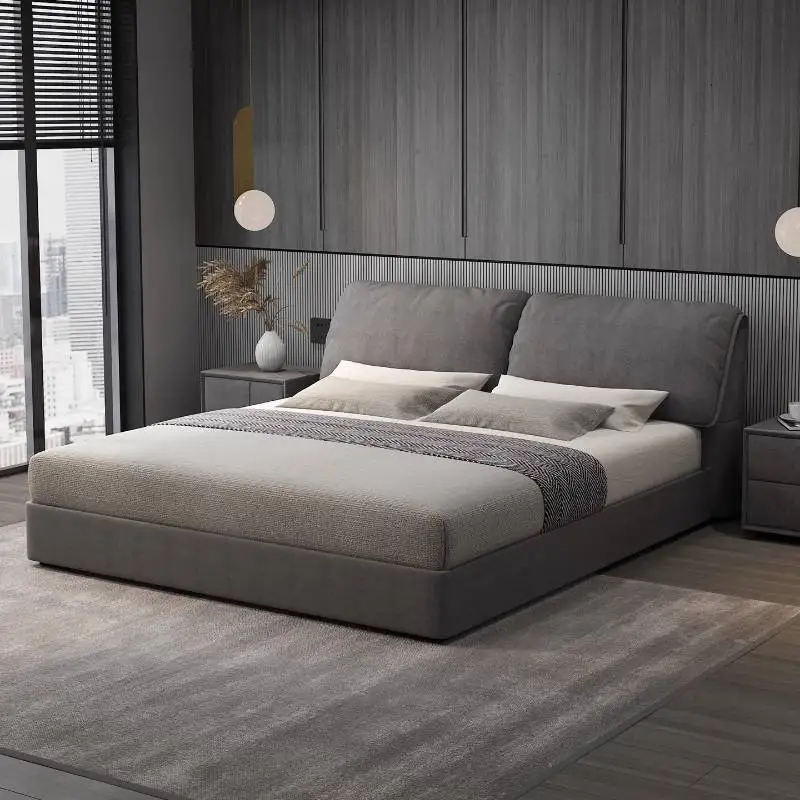 Box Queen Size Set Luxury Bed Frame Adults Floor Storage Double Luxury Bed Bedrooms Lounges Camas De Dormitorio Furniture